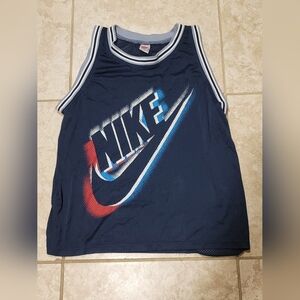 Vintage Nike Gray Tag Basketball Jersey.
